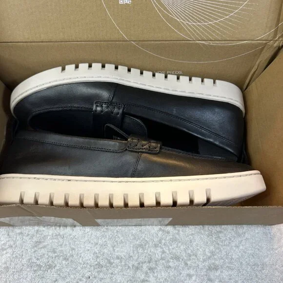Vionic Uptown Black Leather Penny Loafers  Women Size 10 M in Box Excellent - Picture 8 of 9